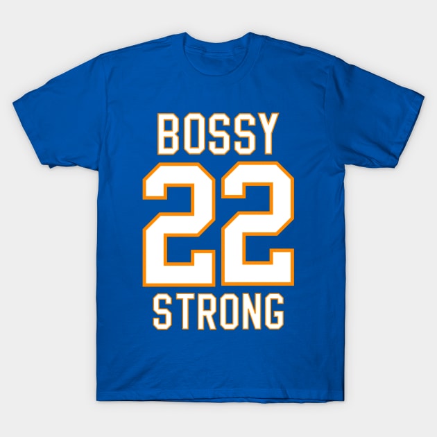 Mike Bossy Strong T-Shirt by EverydayIsles